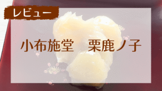 【レビュー】小布施堂の栗かのこ|栗がごろっと、甘さに包まれる贅沢時間