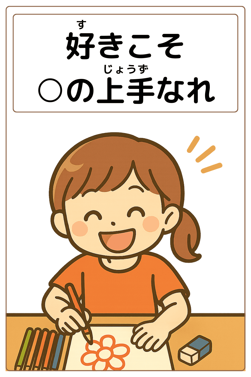 ことわざクイズ：好きこそ〇の上手なれ。〇に入る漢字は何でしょう？